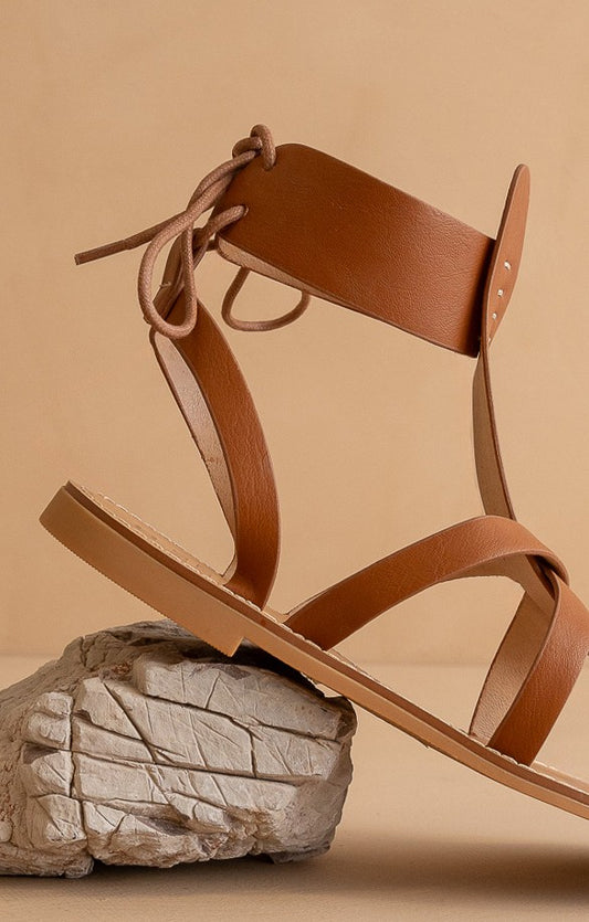 The Mary-Lace-Up Sandal