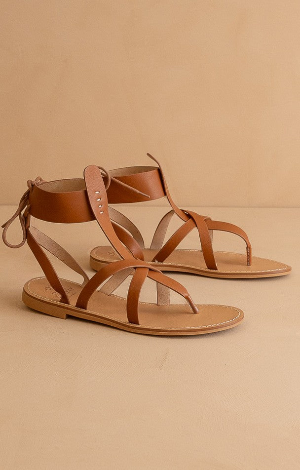 The Mary-Lace-Up Sandal