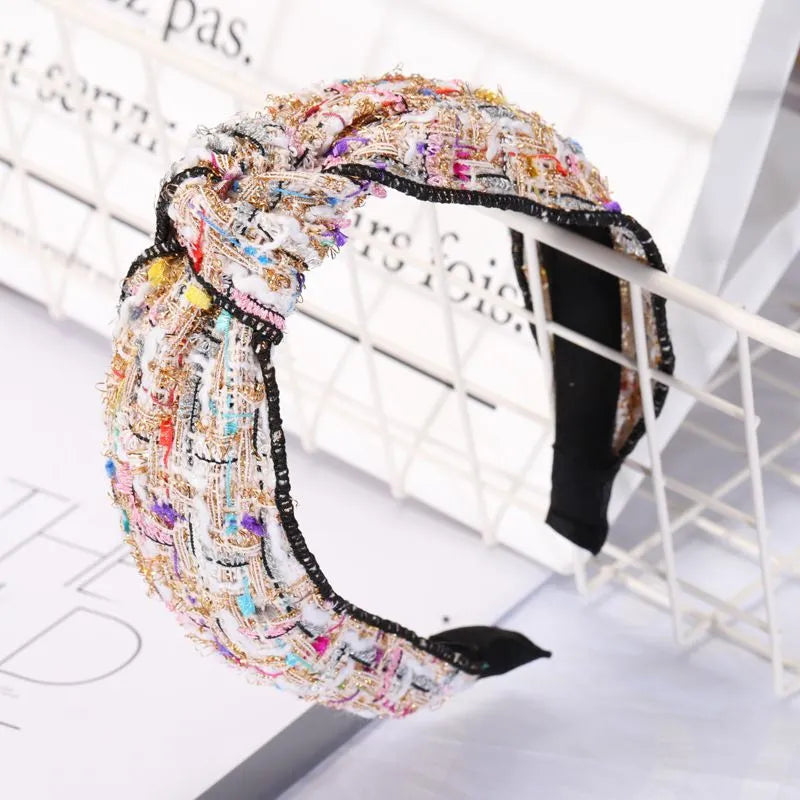 Multicolor Ribbon Woven Headband