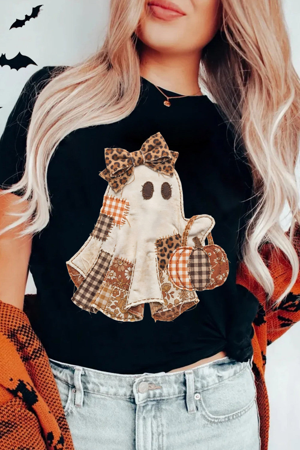 Patchwork Ghost T-Shirt