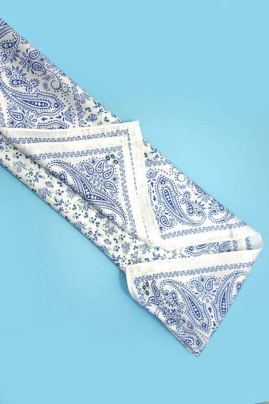 Floral Toile Print Scarf