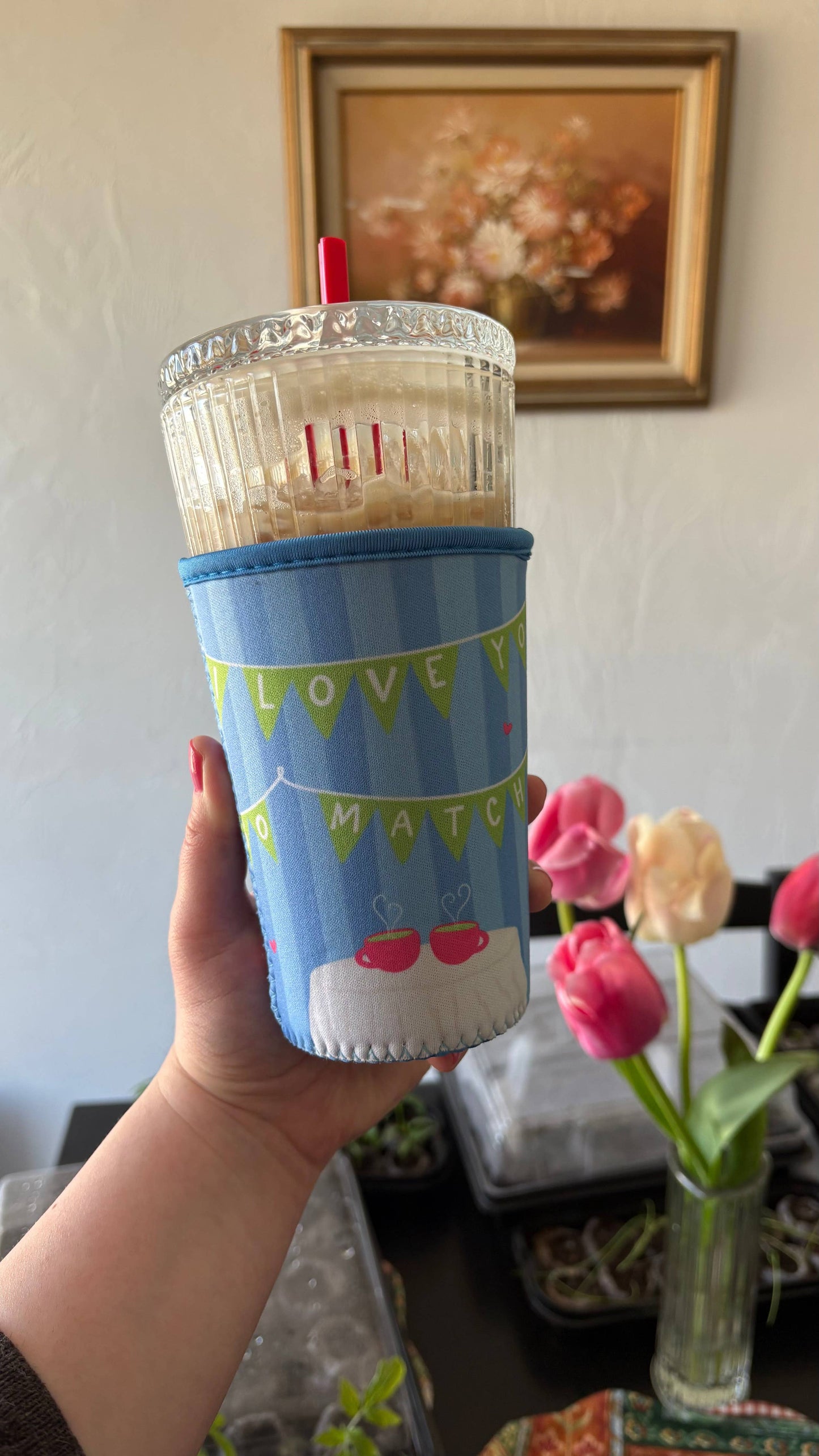 Love You SO Matcha Drink Sleeve: Small