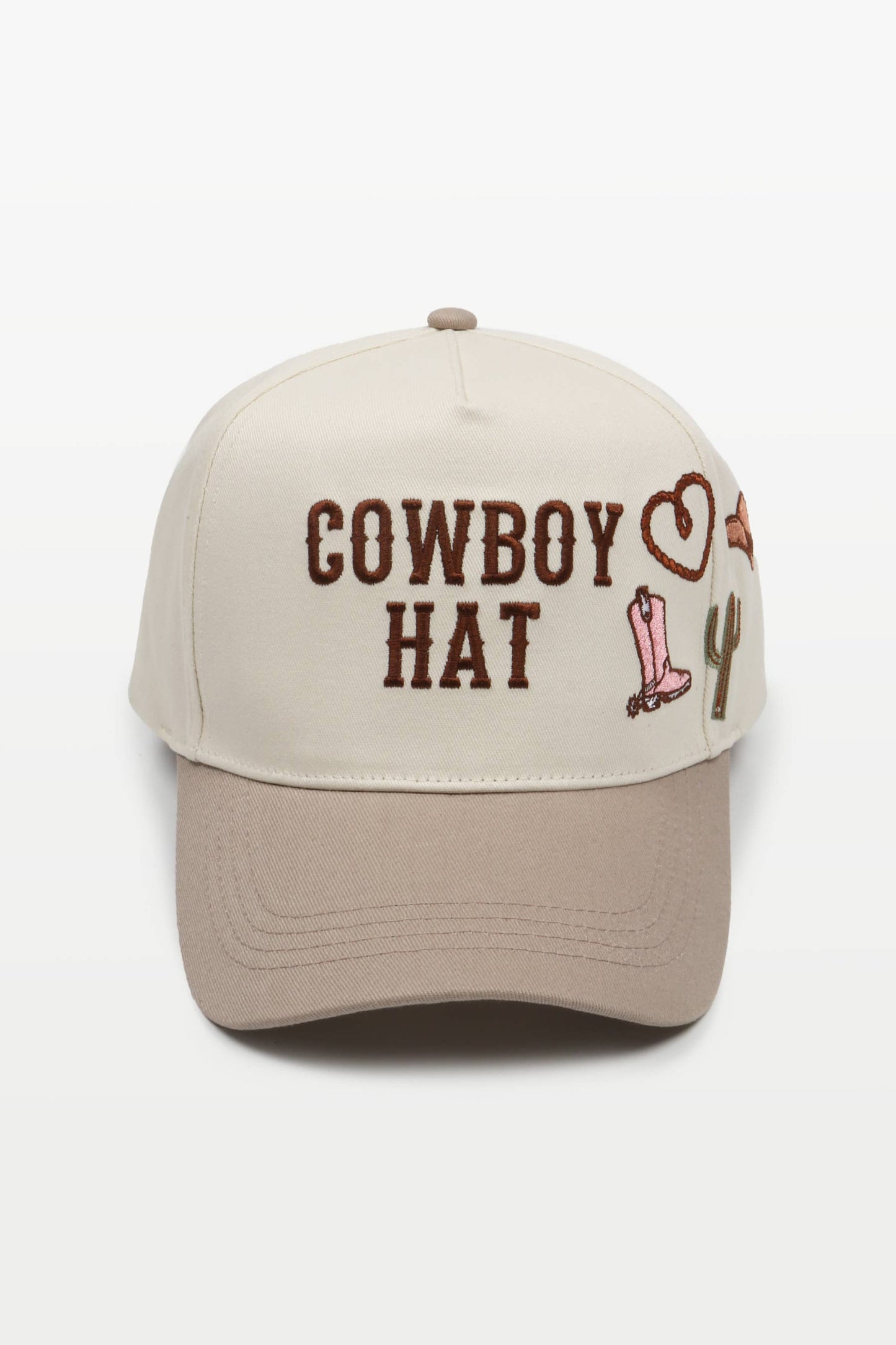COWBOY HAT Two Tone Baseball Cap