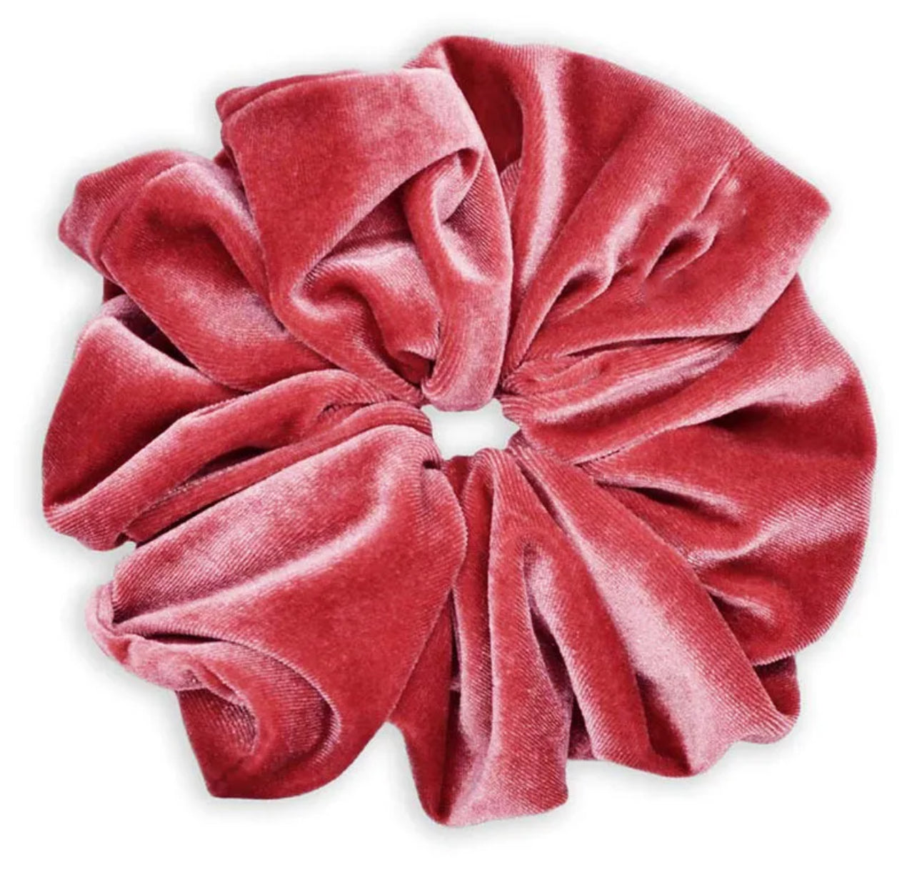 Large velvet scrunchies