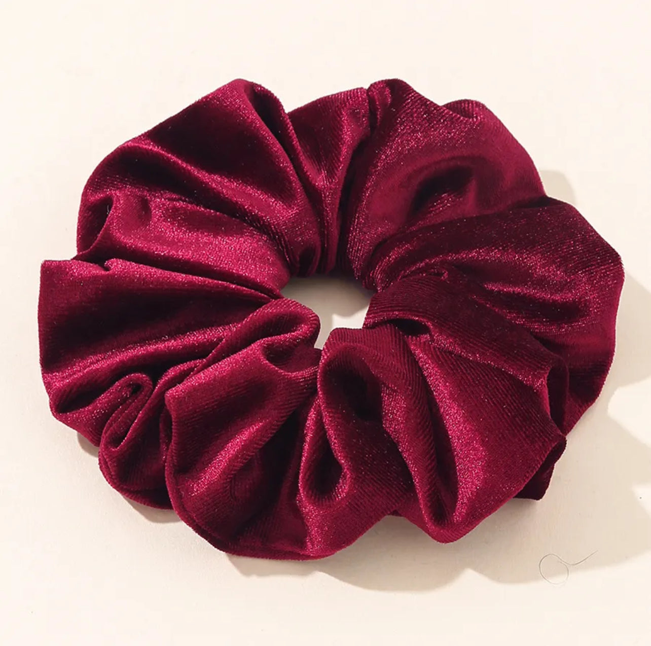 Large velvet scrunchies