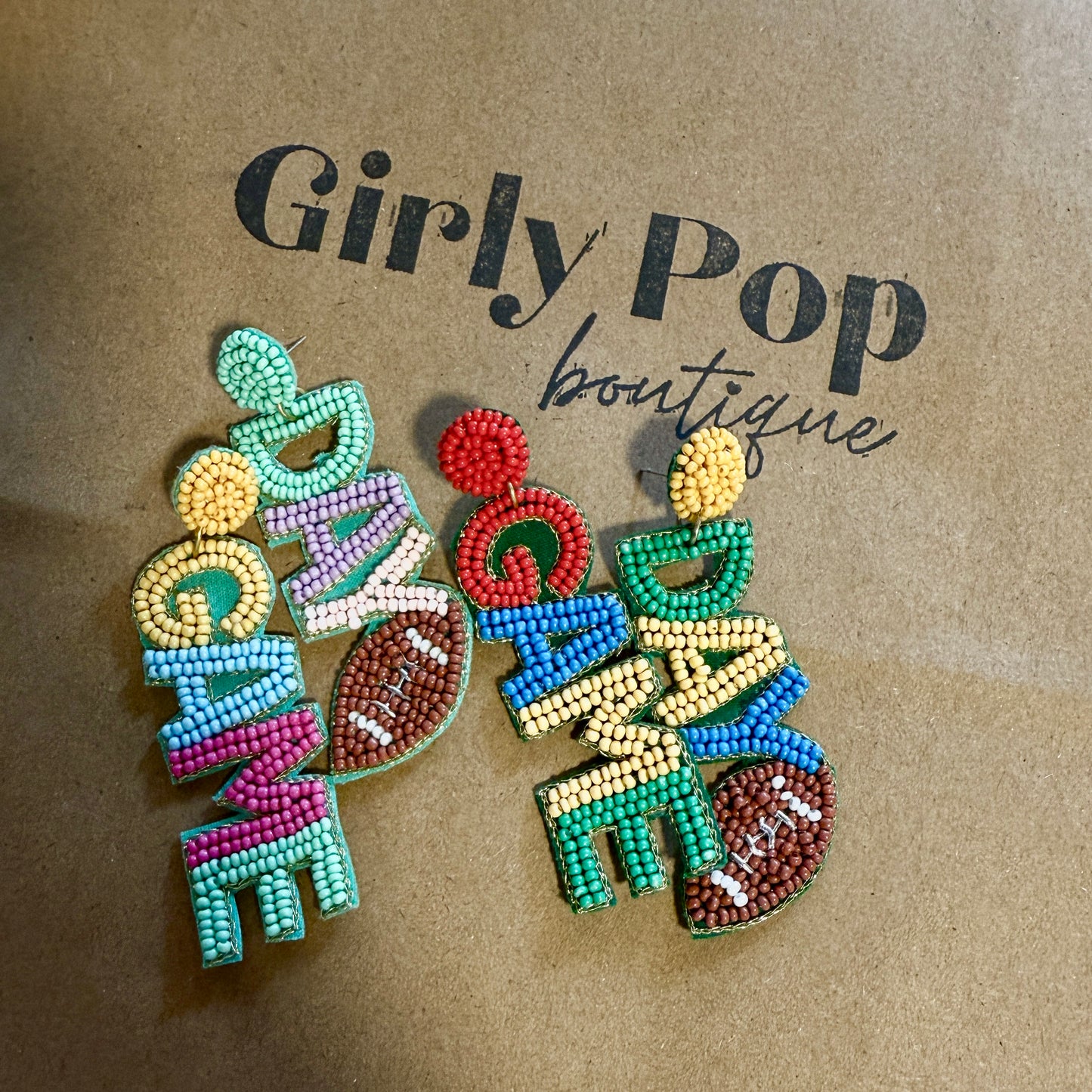 Game day earrings
