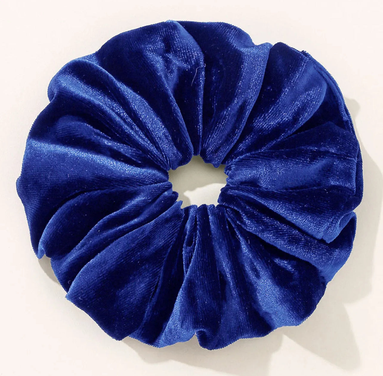 Large velvet scrunchies