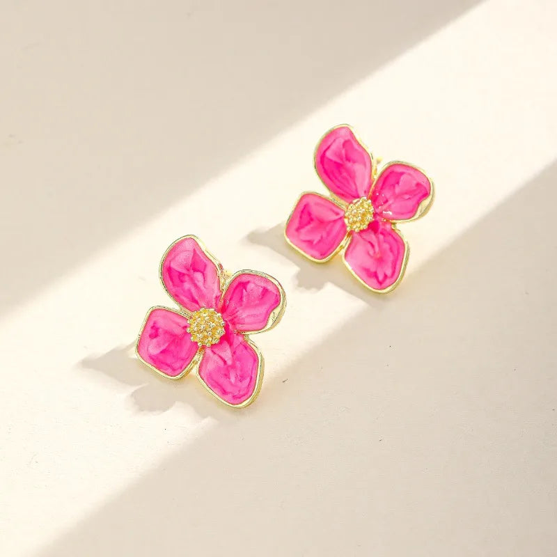 Floral Stud Earrings
