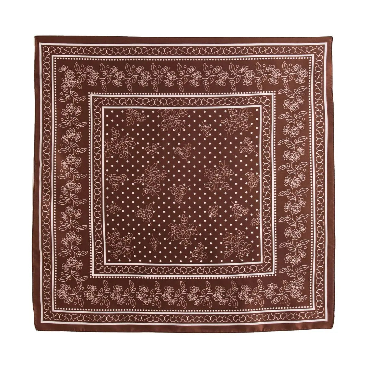 Floral Bandana Print Scarf