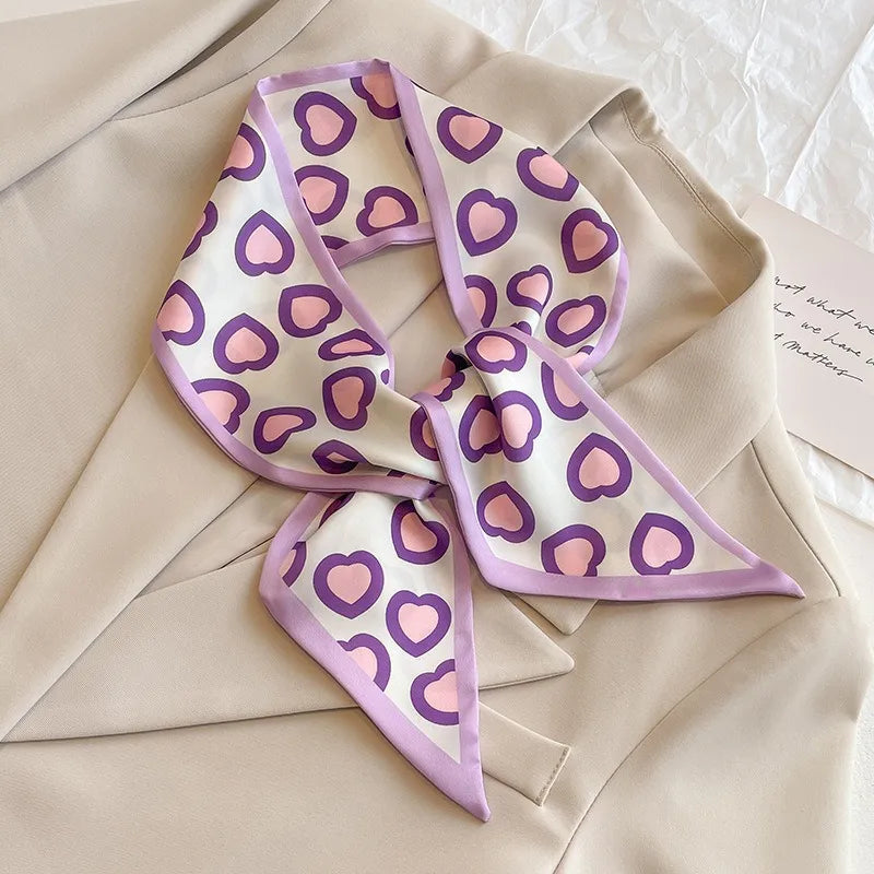 Purple Hearts Twilly