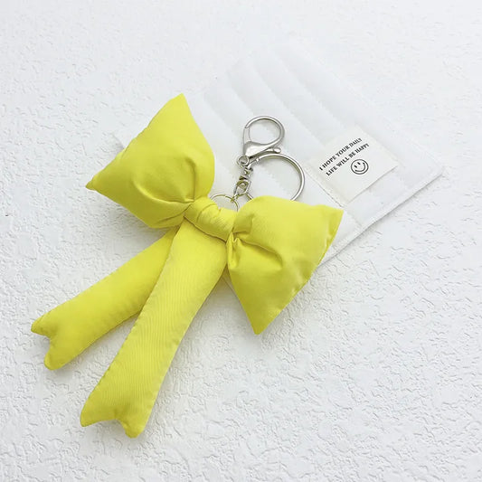 Puffy Bow Keychain