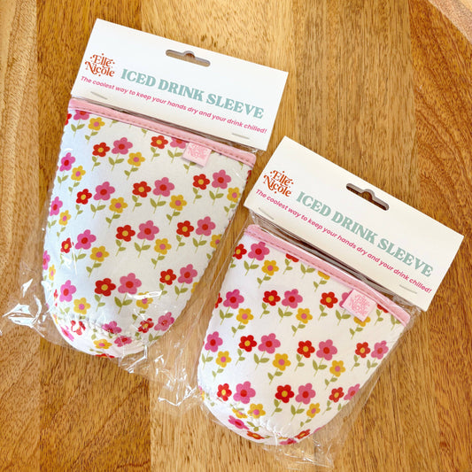 Coffee Cup Cover - Mod Floral - Large / 24oz