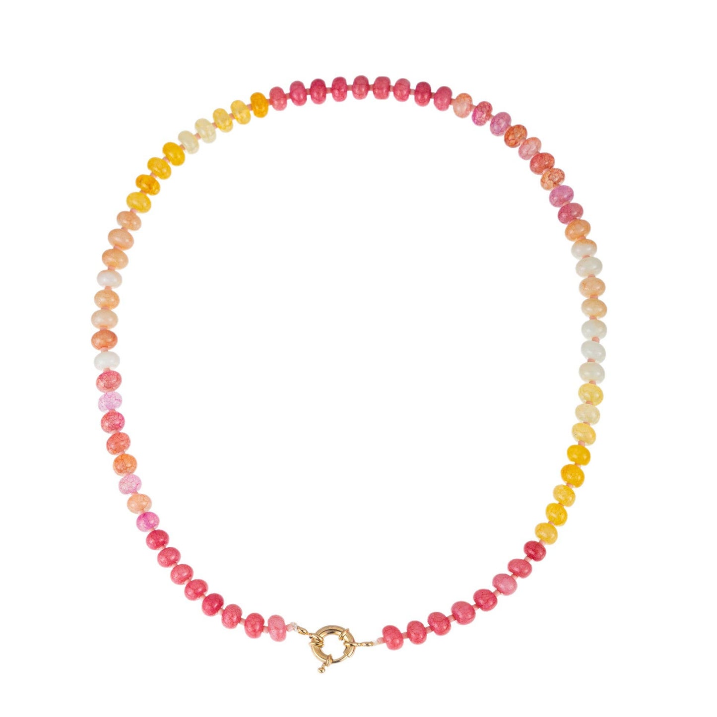 Glass Bead Mixed Necklace