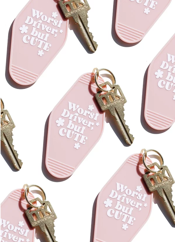 Worst Driver, but Cute | Motel Keychain