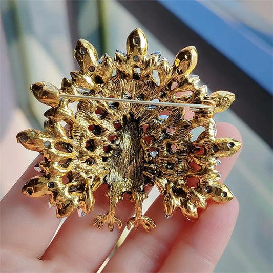 Thanksgiving Vintage Turkey Brooch