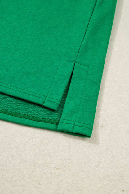 Green  Half Zip Dres