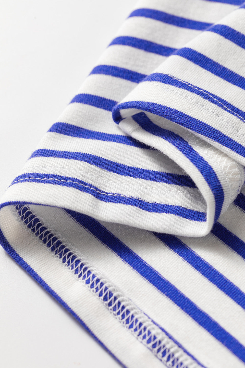 Red Trim Stripped T-Shirt