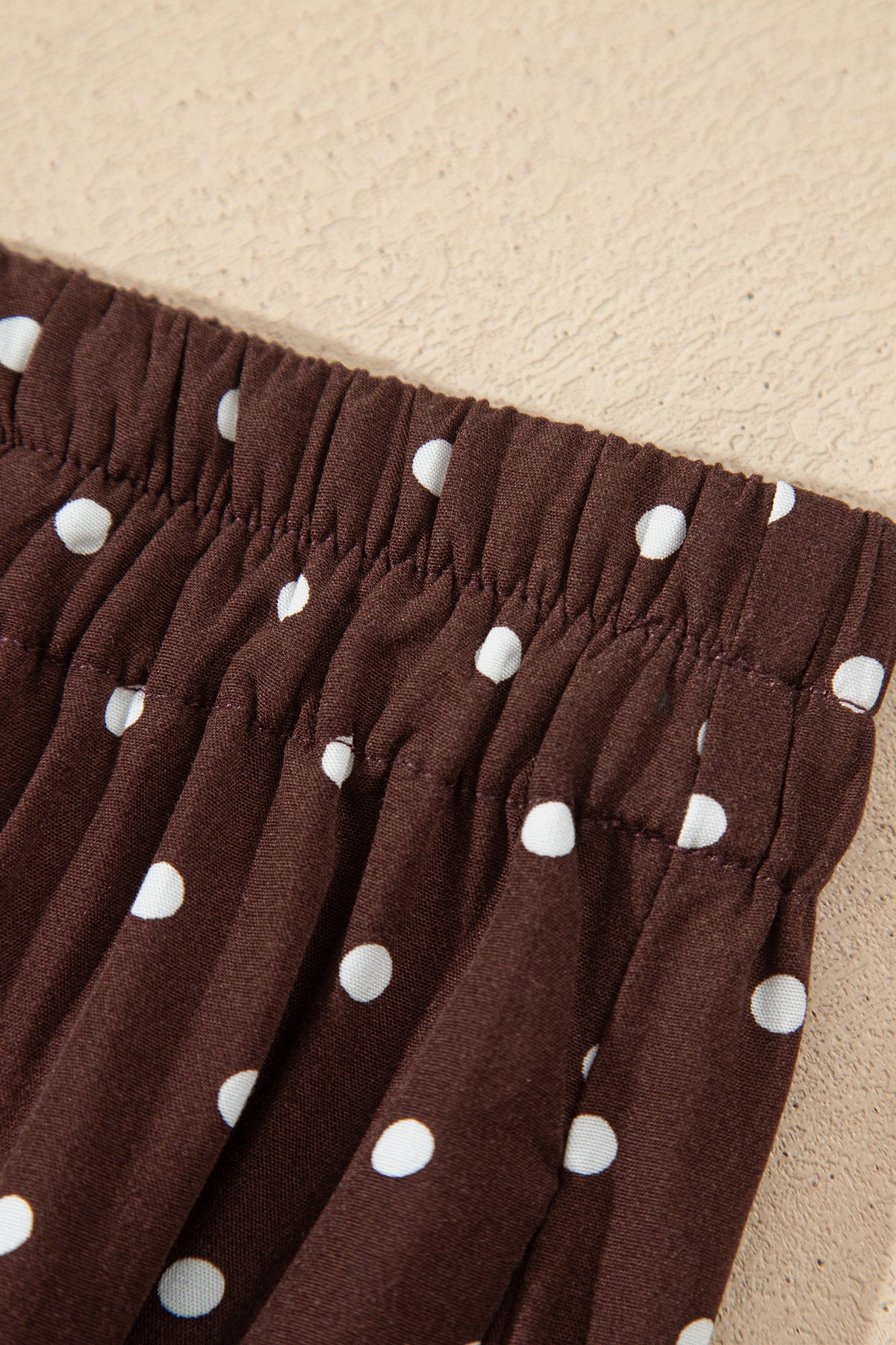 Brown Polka Dot Skirt