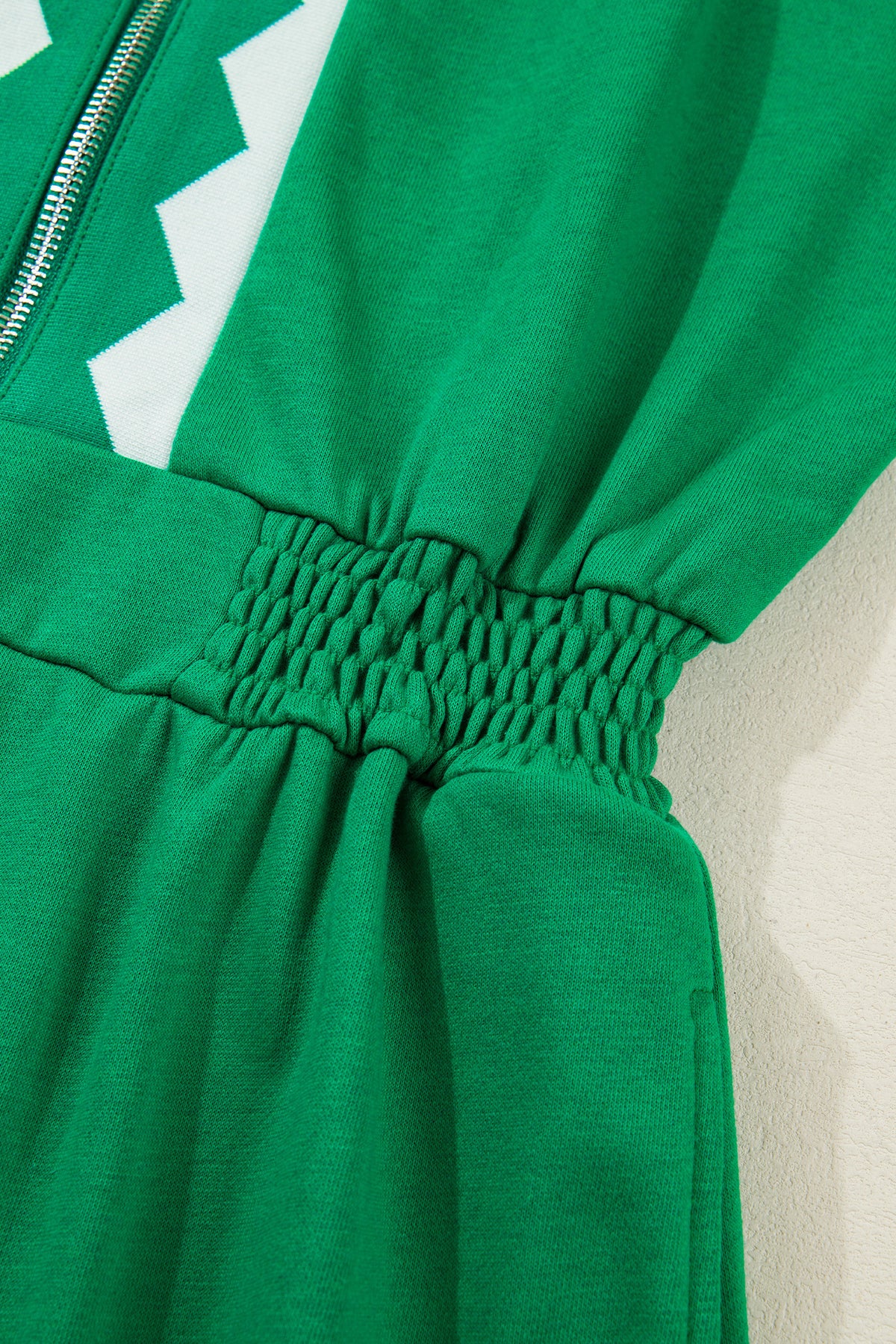 Green  Half Zip Dres