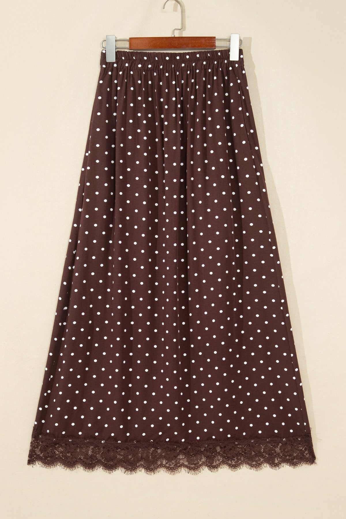 Brown Polka Dot Skirt