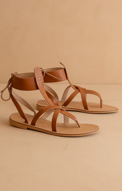 The Mary-Lace-Up Sandal