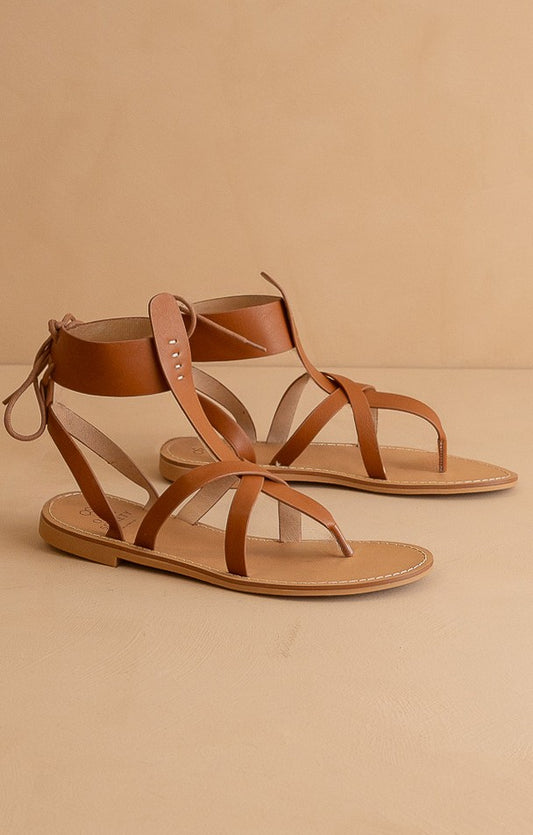 The Mary-Lace-Up Sandal