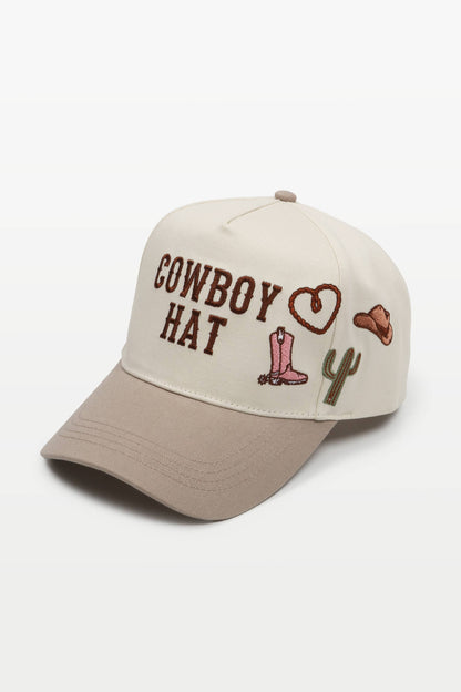 COWBOY HAT Two Tone Baseball Cap