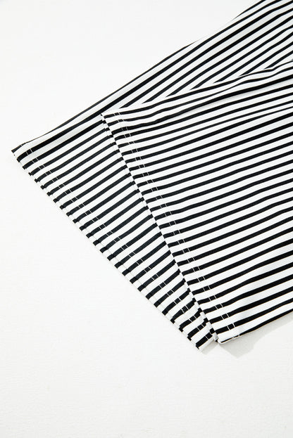 Black and White Stripped Pants