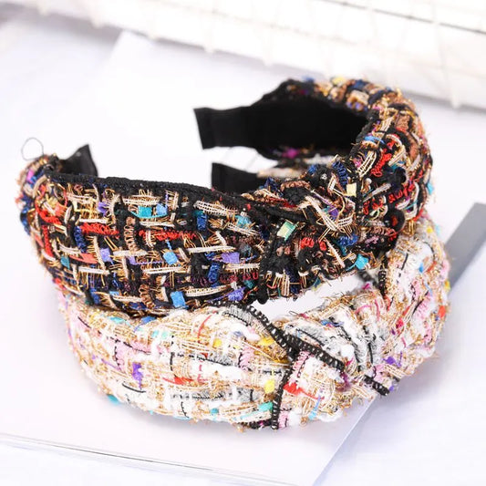 Multicolor Ribbon Woven Headband