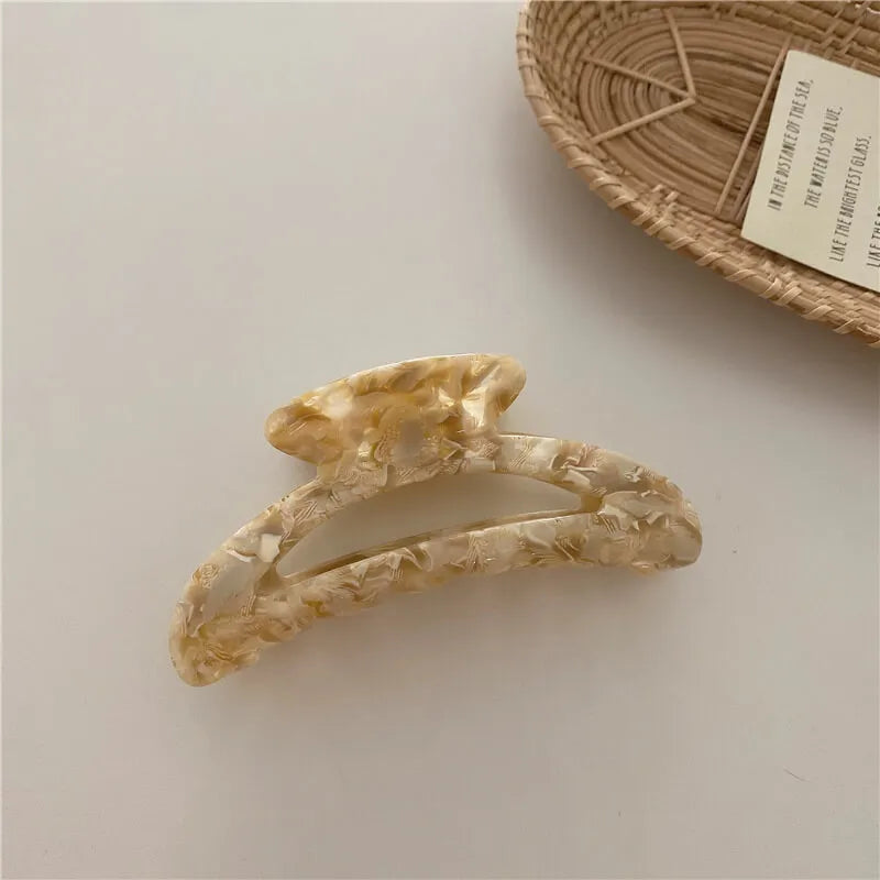 Beige Claw Clip