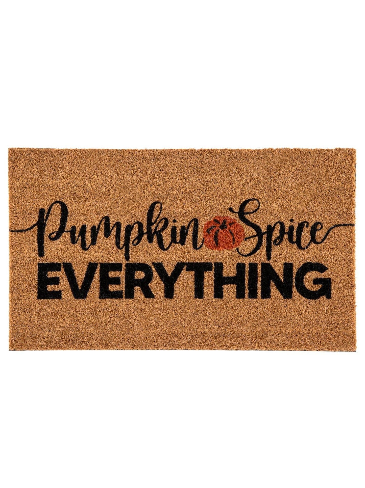 "PUMPKIN SPICE EVERYTHING" DOORMAT