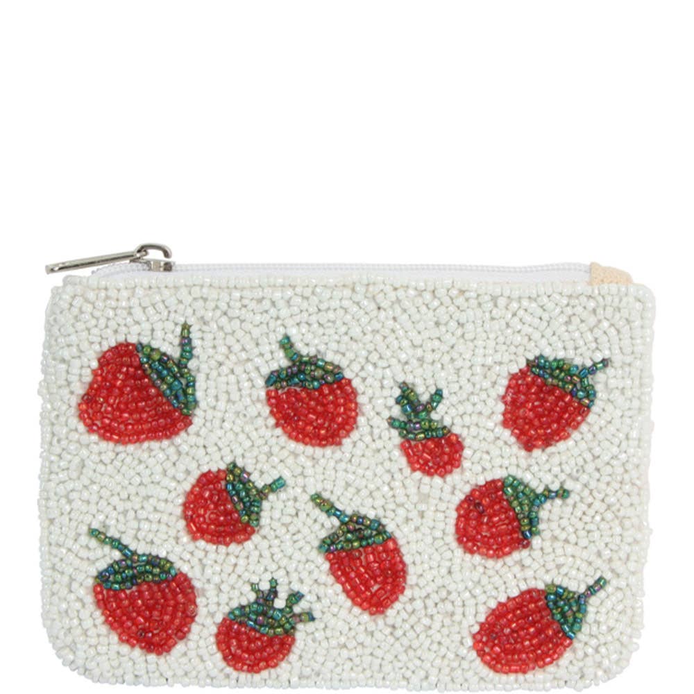 Strawberry Pattern Coin Purse
