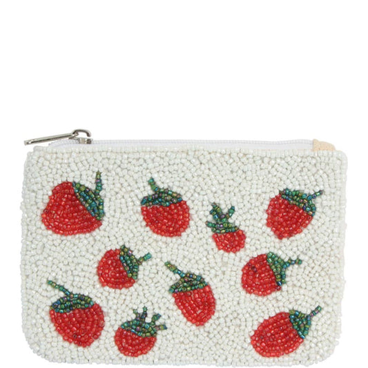 Strawberry Pattern Coin Purse