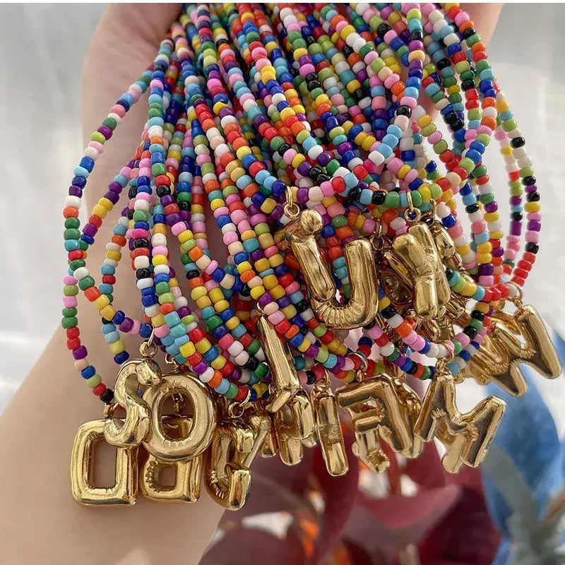 Gold Plated Letter Pendant