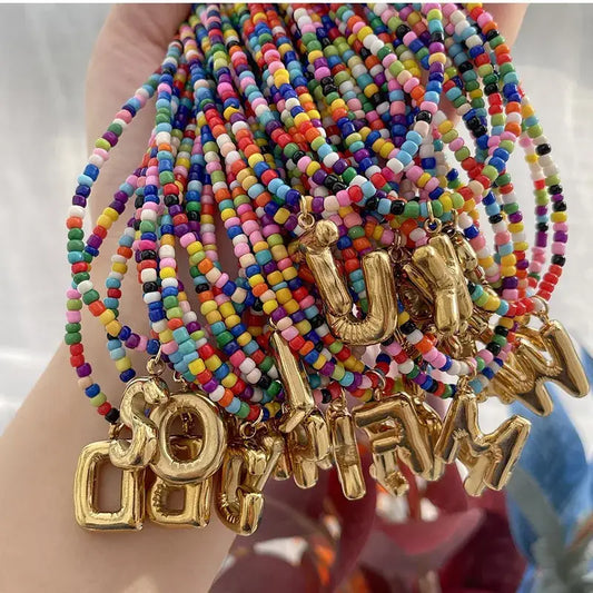 Gold Plated Letter Pendant