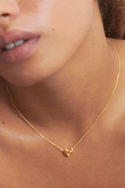 18K STAINLESS STEEL HEART NECKLACE