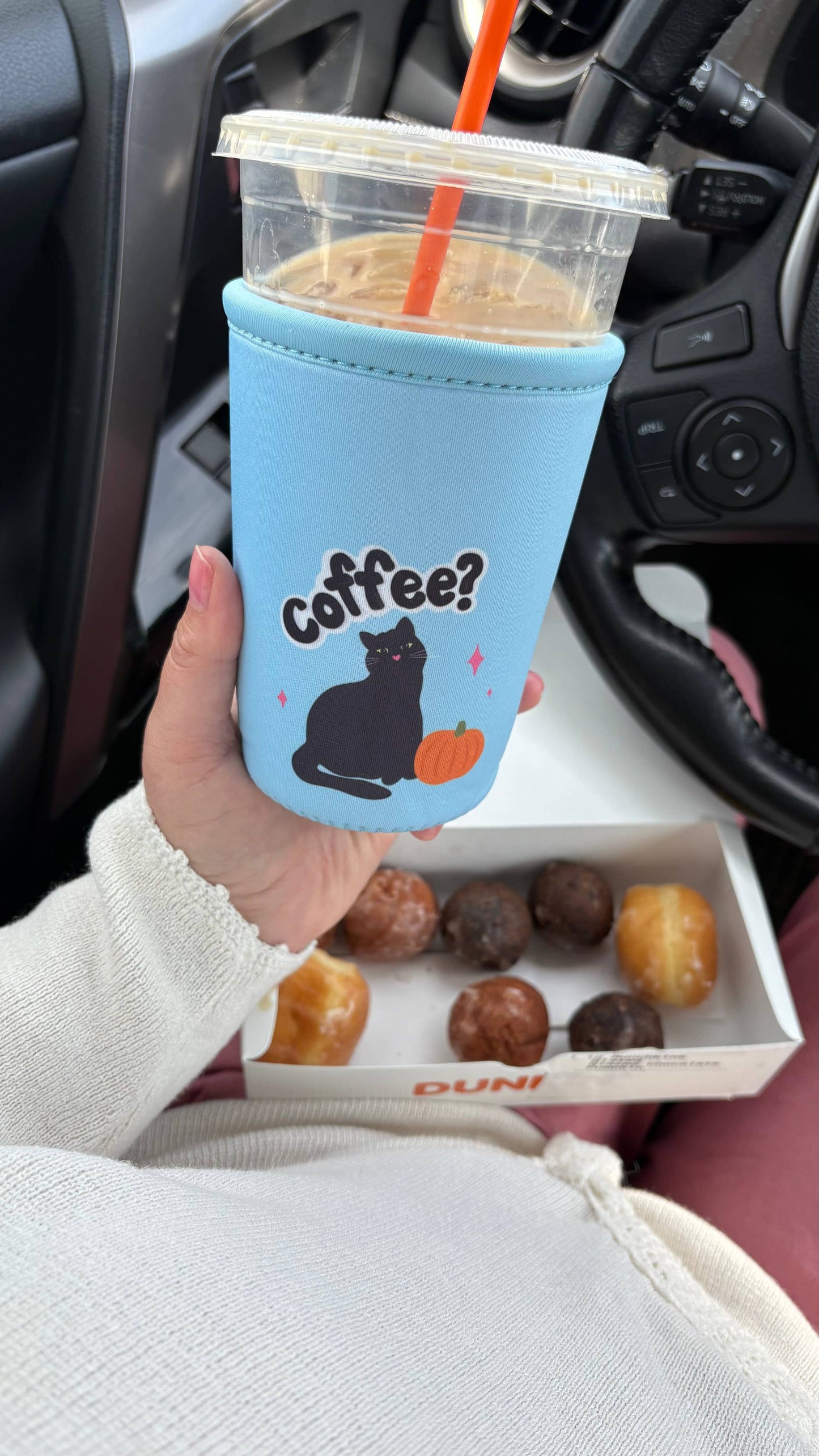Coffee Cat Drink Sleeve: Small