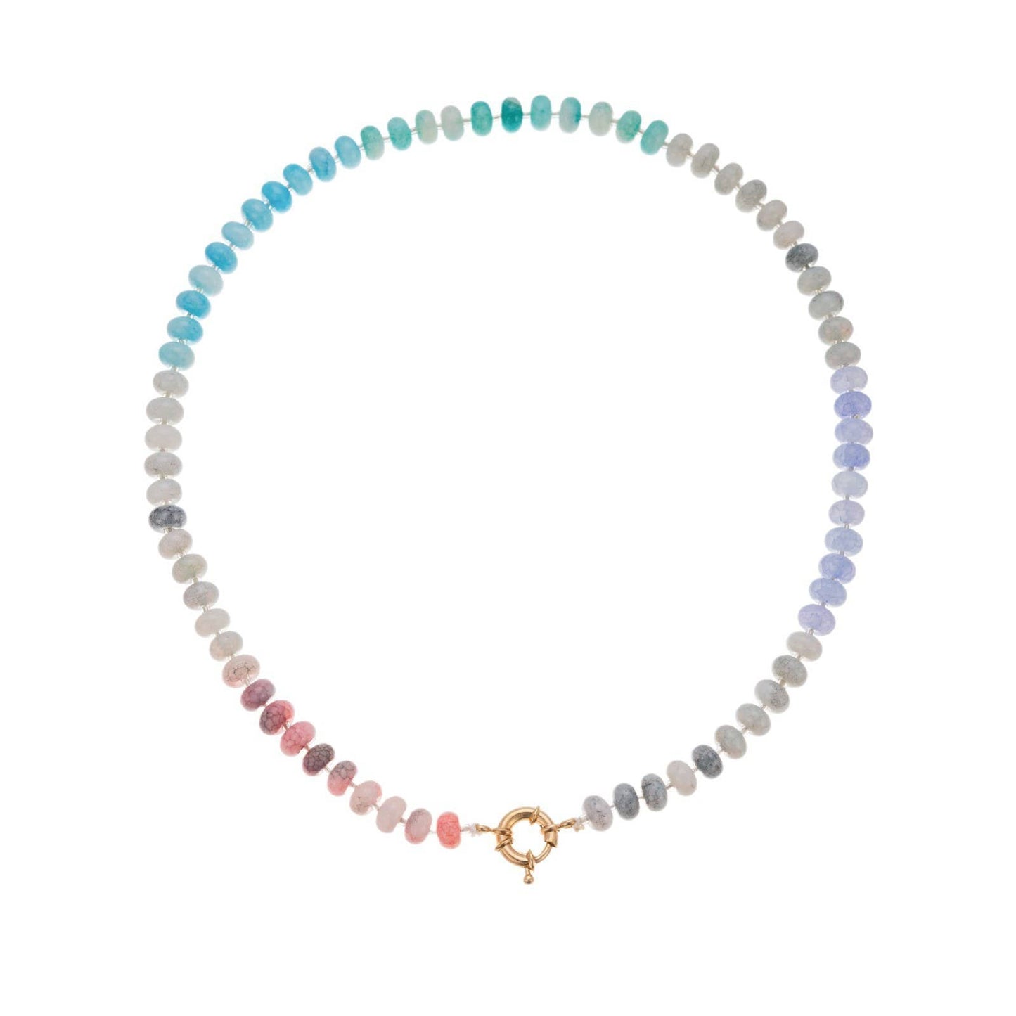 Glass Bead Mixed Necklace