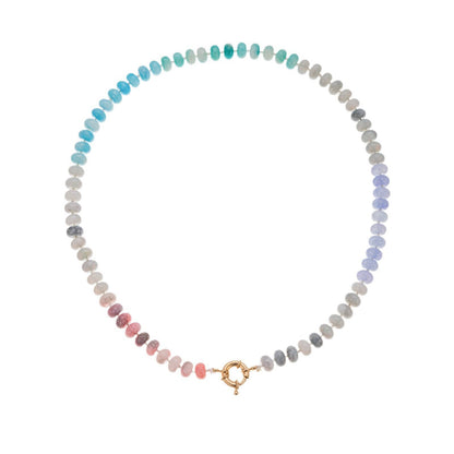 Glass Bead Mixed Necklace