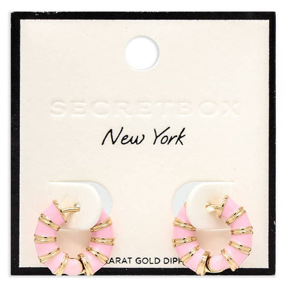 Two Tone Hoop Earring