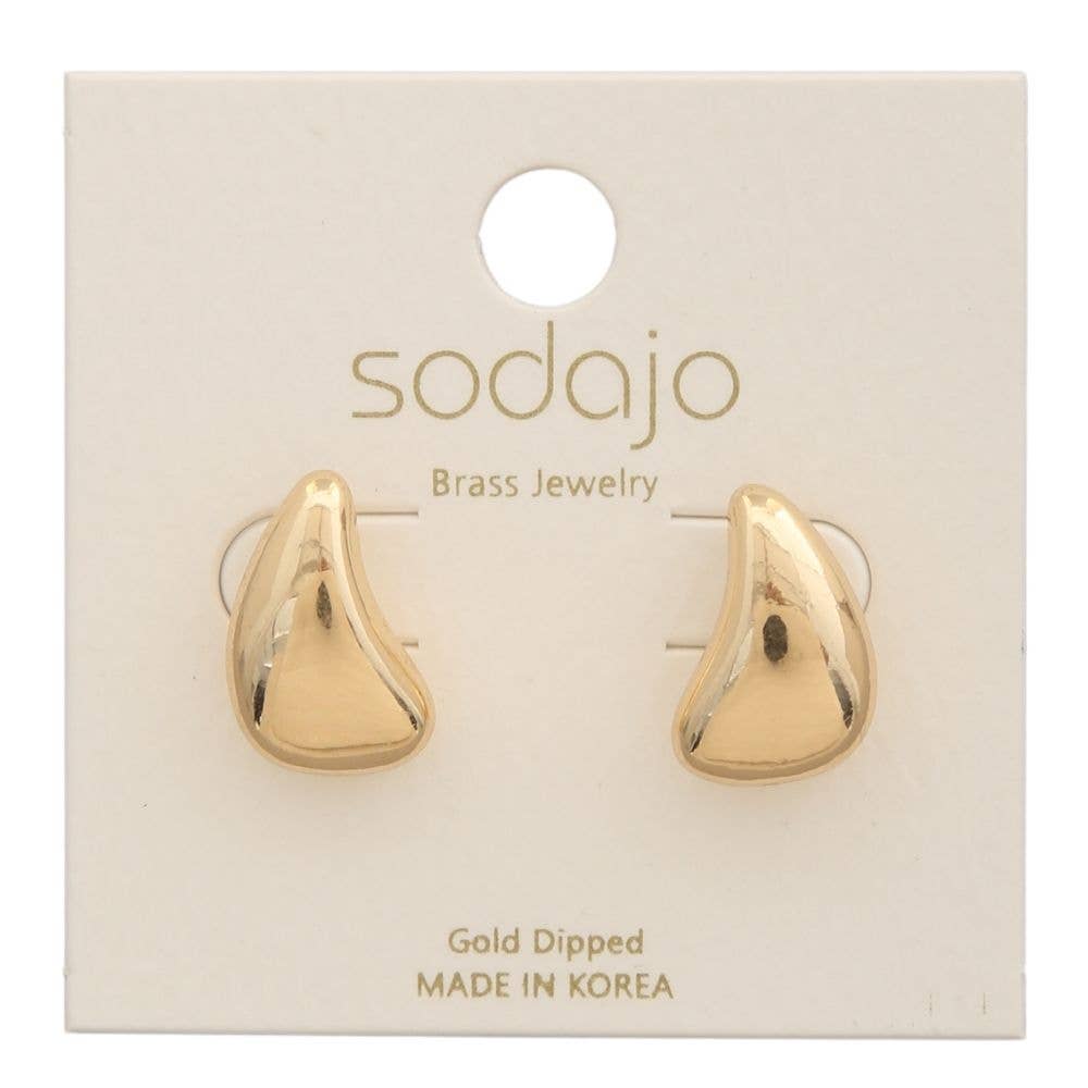 Teardrop Post Earring