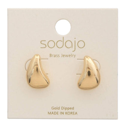 Teardrop Post Earring