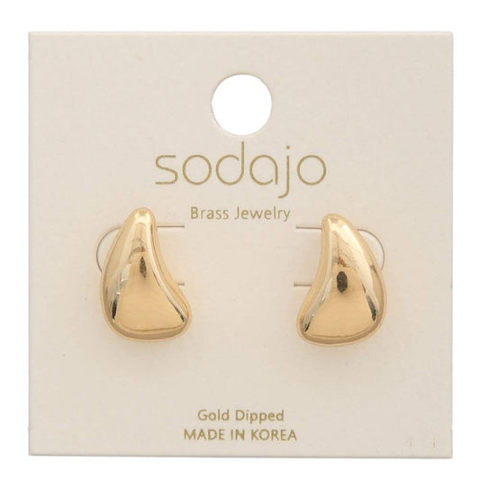 Teardrop Post Earring