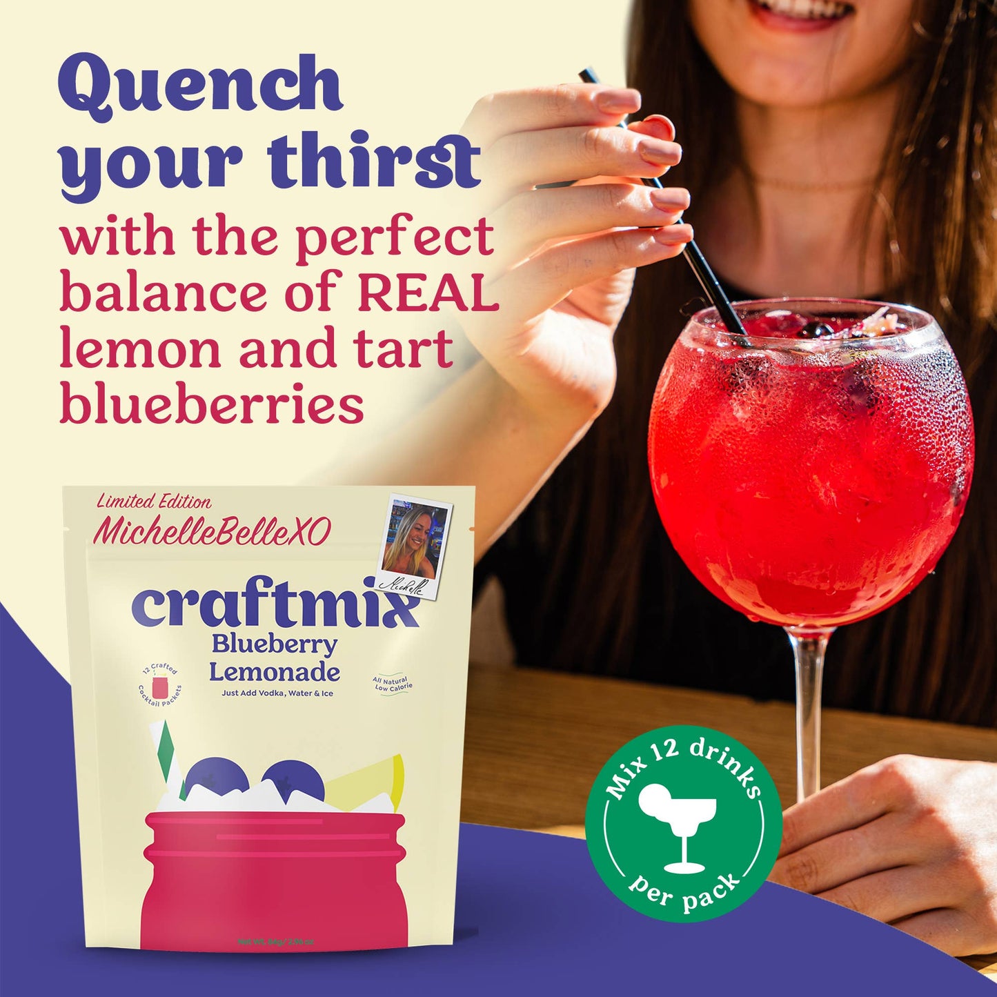Blueberry Lemonade & Cocktail Mixer
