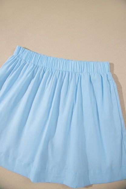 Light Blue Skort Set