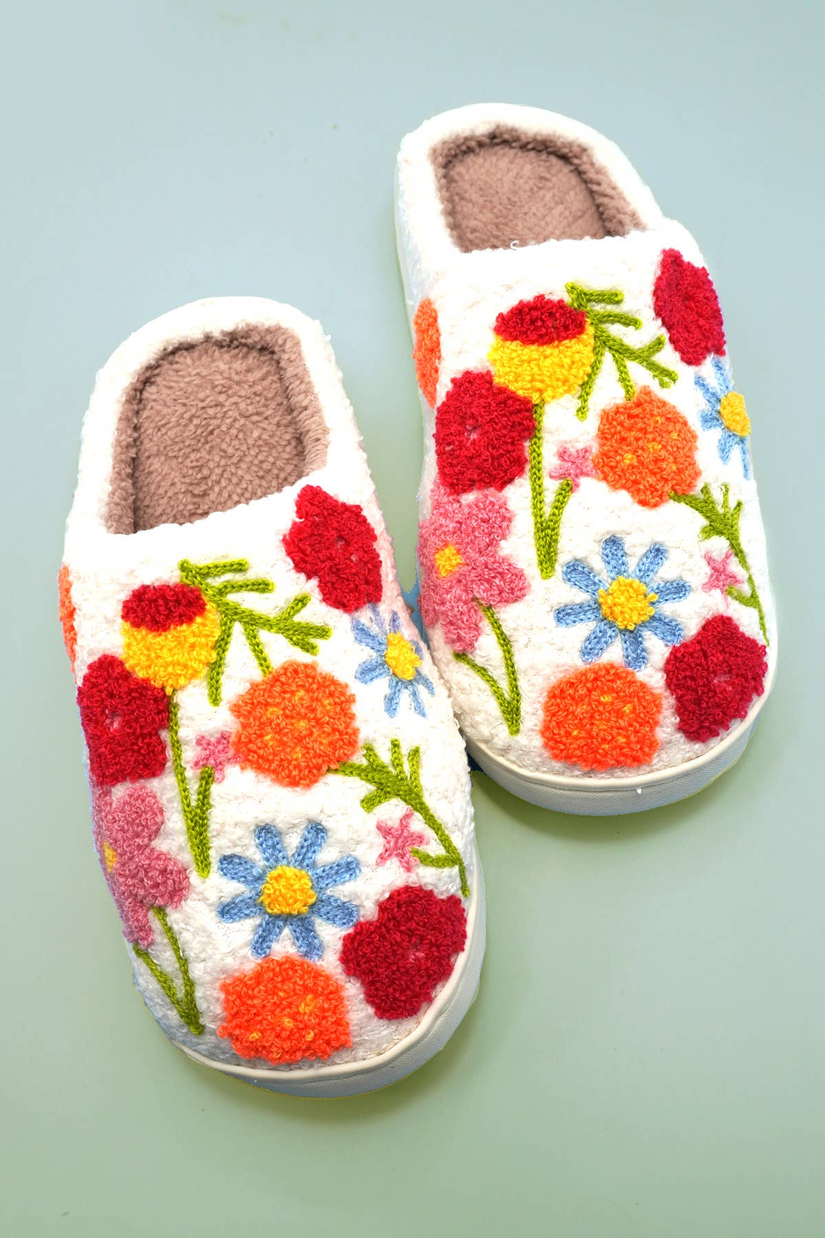 Floral Slippers