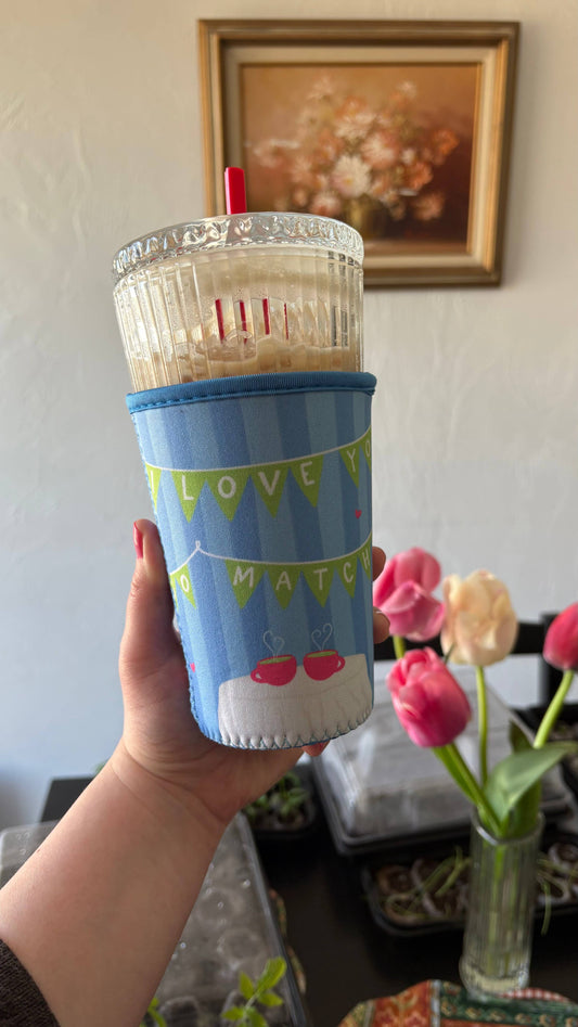 Love You SO Matcha Drink Sleeve: Small