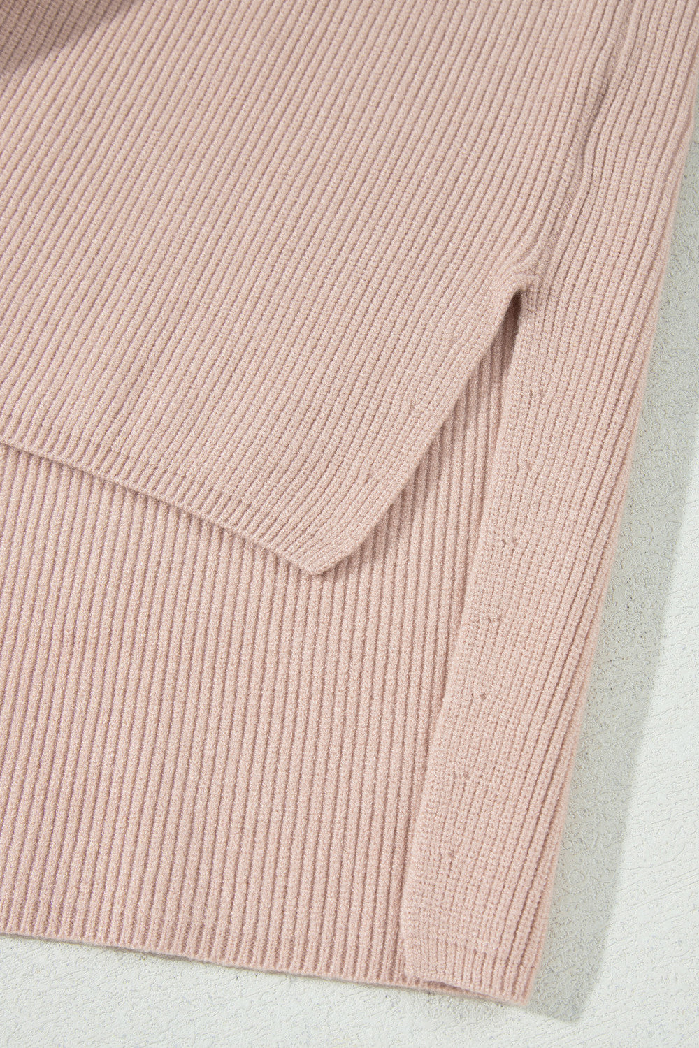 Beige Sleeveless Turtleneck