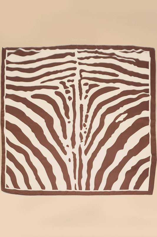 Zebra Print Scarf