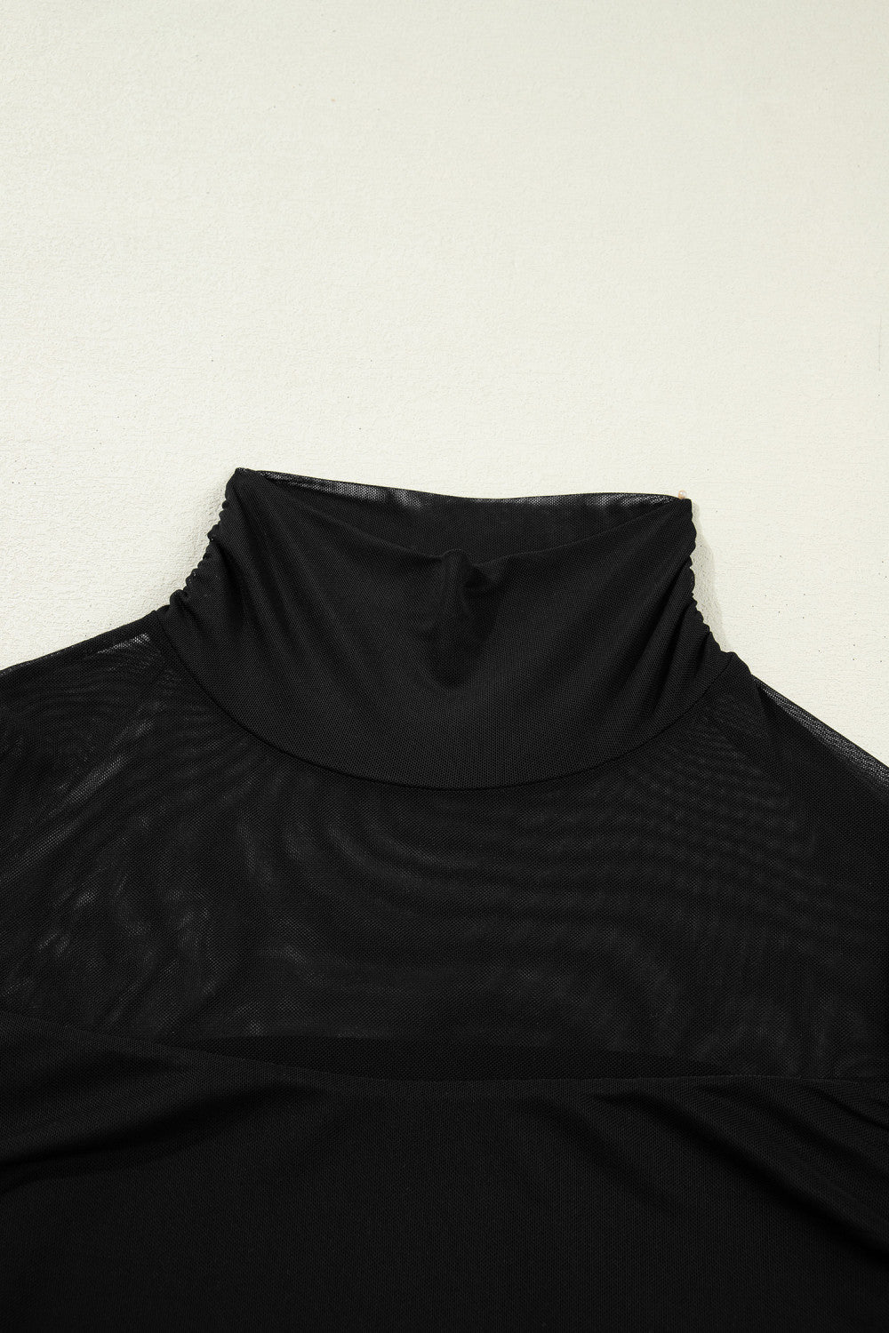 Black Sheer Top